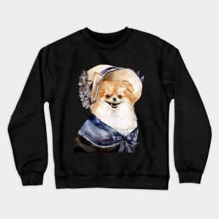 Paulette the Pomeranian Crewneck Sweatshirt